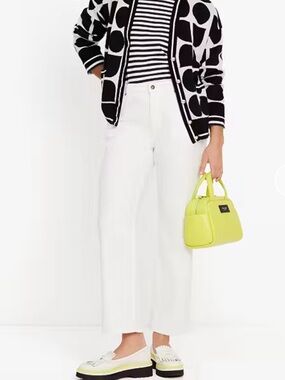 Kate spade White straight leg Jeans size 27